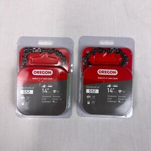 Oregon AdvanceCut S52 Chainsaw Chain 2 Pack 14in 52 Drive Links 3/8 Pitch .050